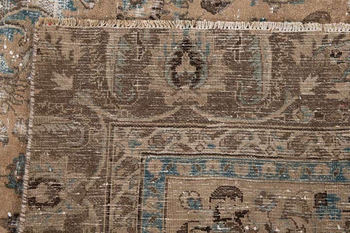 255cm x 295cm Hand Knotted Ultra Vintage Persian Wool Rug