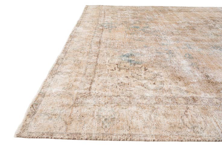 Detail image of 9' x 12' 6 Hand Knotted Ultra Vintage Persian Wool Rug