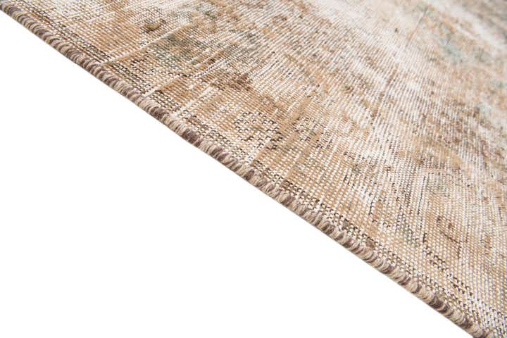 9' x 12' 6 Hand Knotted Ultra Vintage Persian Wool Rug