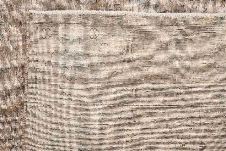 9' x 12' 6 Hand Knotted Ultra Vintage Persian Wool Rug