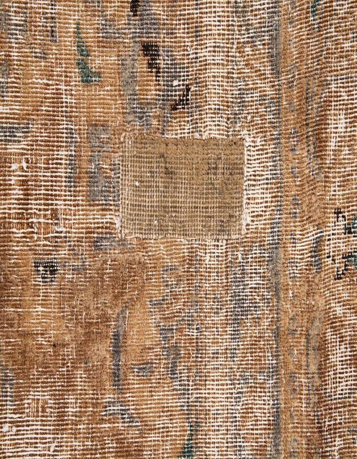 Detail image of 7' 8 x 11'  Hand Knotted Ultra Vintage Persian Wool Rug