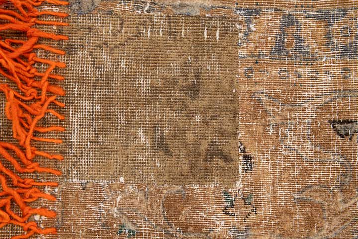 7' 8 x 11' Hand Knotted Ultra Vintage Persian Wool Rug