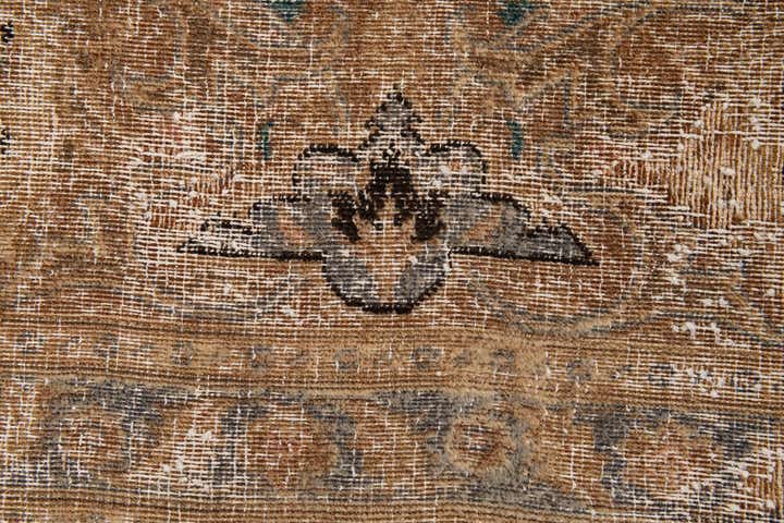 7' 8 x 11' Hand Knotted Ultra Vintage Persian Wool Rug