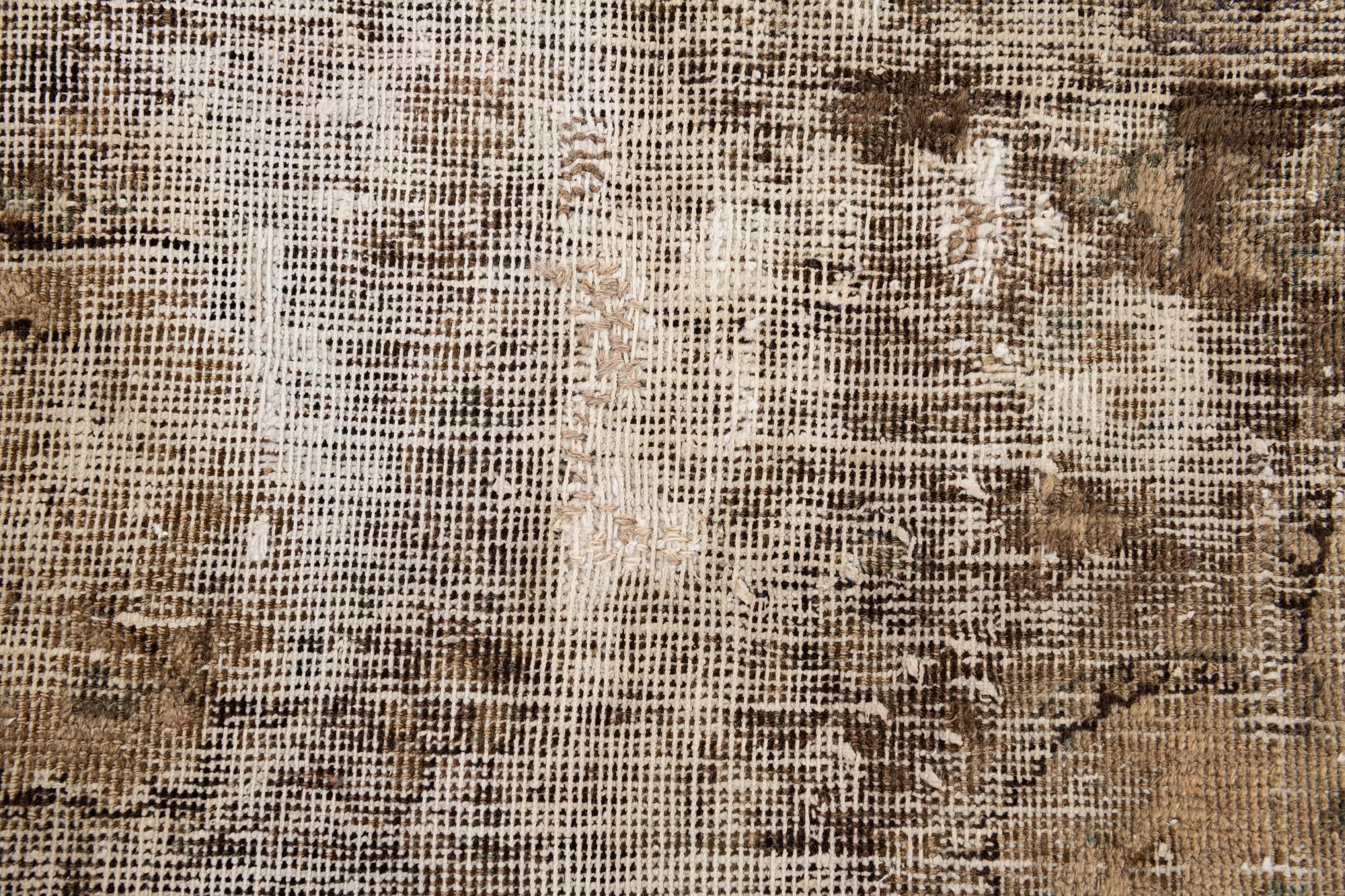 8' 1 x 11' 4 Hand Knotted Ultra Vintage Persian Wool Rug