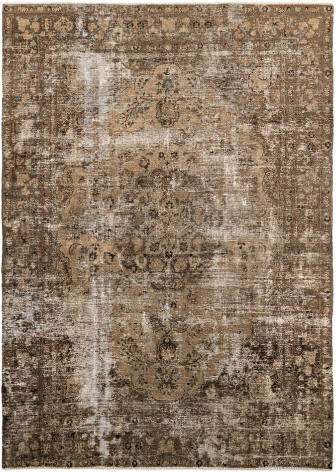 Detail image of 8' 1 x 11' 4 Hand Knotted Ultra Vintage Persian Wool Rug