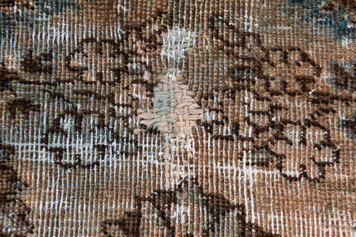 6' 8 x 9' 7 Hand Knotted Ultra Vintage Persian Wool Rug