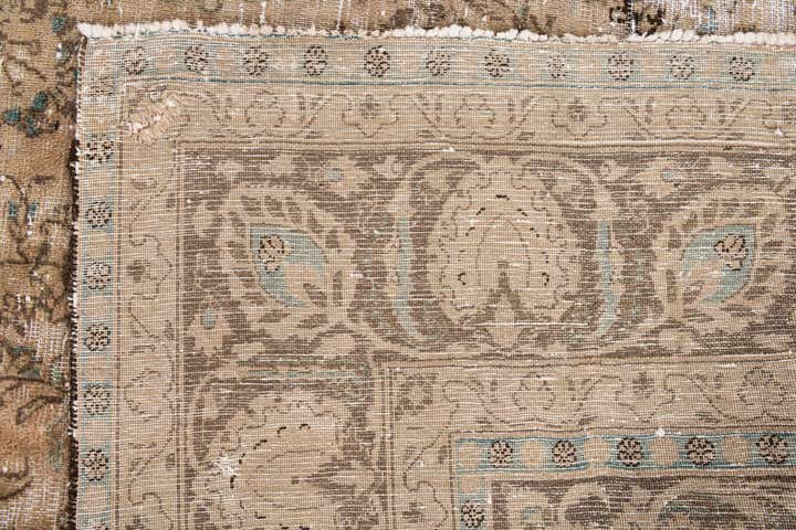 9' 5 x 12' 3 Hand Knotted Ultra Vintage Persian Wool Rug