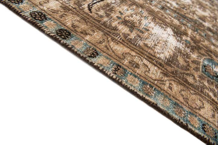 9' 5 x 12' 3 Hand Knotted Ultra Vintage Persian Wool Rug