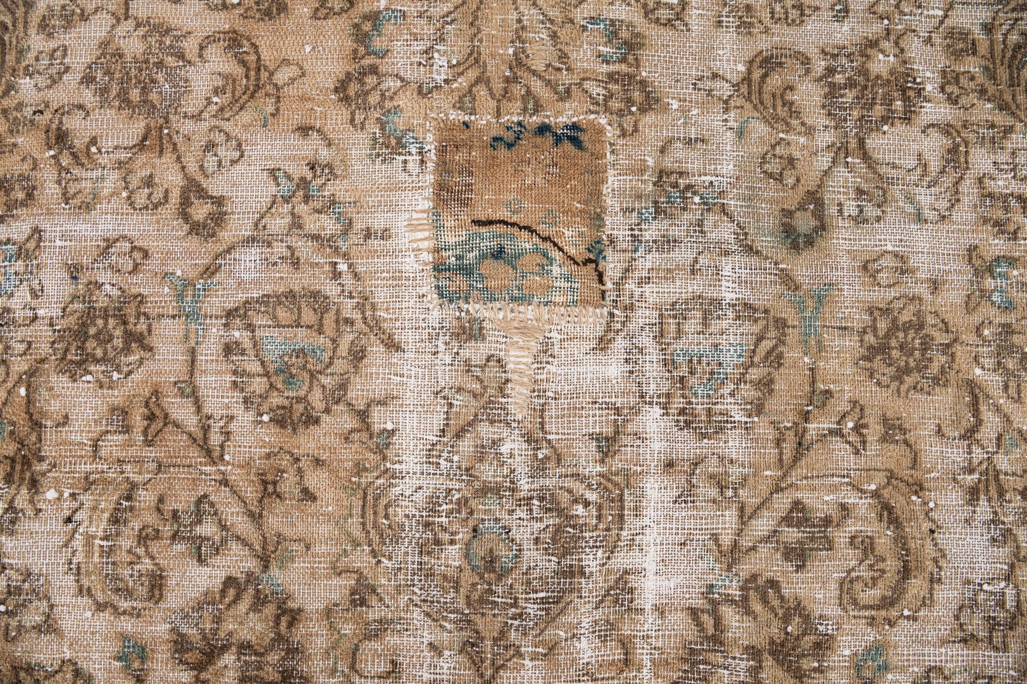 9' 5 x 12' 3 Hand Knotted Ultra Vintage Persian Wool Rug