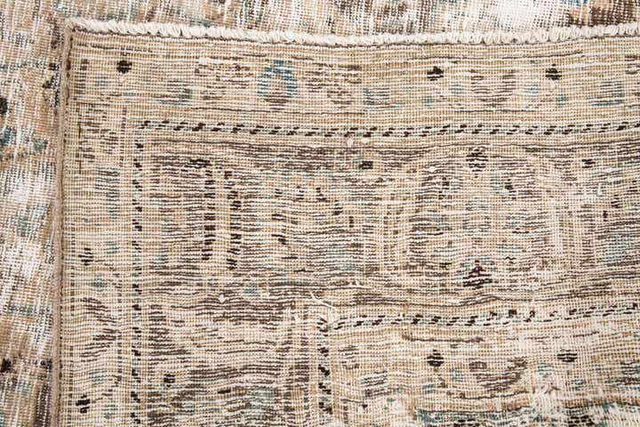 8' x 11' 10 Hand Knotted Ultra Vintage Persian Wool Rug