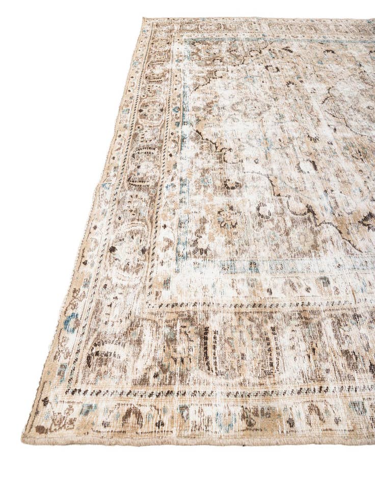 Detail image of 8' x 11' 10  Hand Knotted Ultra Vintage Persian Wool Rug