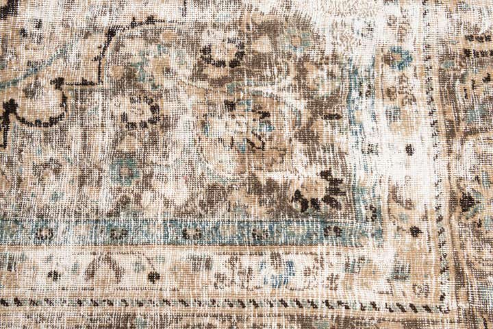 8' x 11' 10 Hand Knotted Ultra Vintage Persian Wool Rug