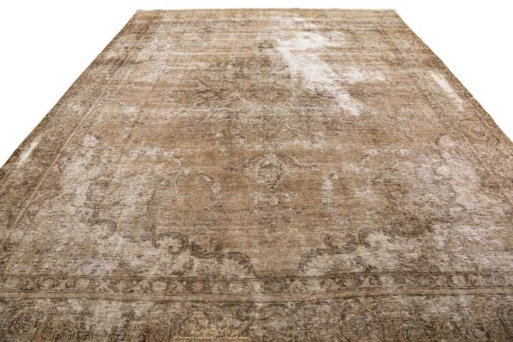 9' 5 x 12' 3 Hand Knotted Ultra Vintage Persian Wool Rug