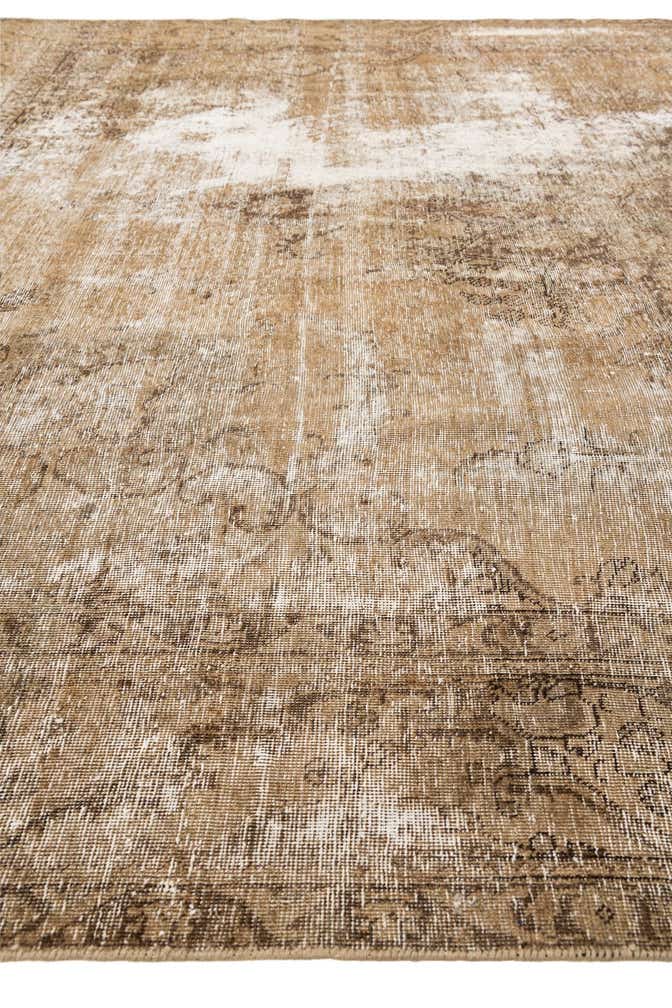 9' 5 x 12' 3 Hand Knotted Ultra Vintage Persian Wool Rug