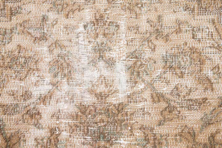 8' x 10' 7 Hand Knotted Ultra Vintage Persian Wool Rug
