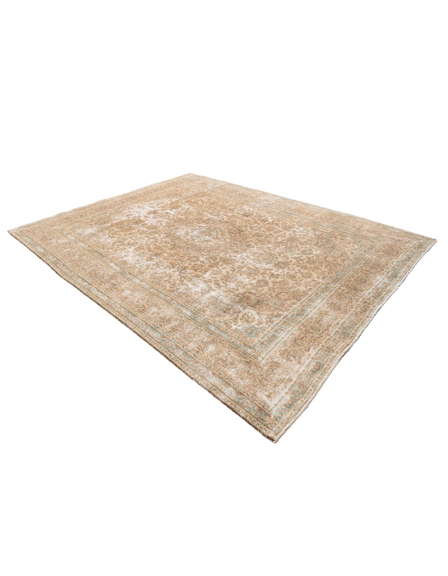 8' x 10' 7 Hand Knotted Ultra Vintage Persian Wool Rug