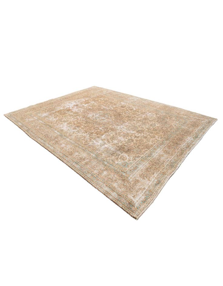 Detail image of 8' x 10' 7 Hand Knotted Ultra Vintage Persian Wool Rug