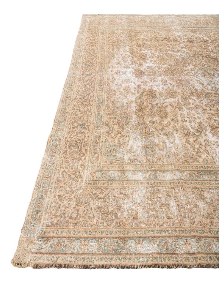 Detail image of 8' x 10' 7  Hand Knotted Ultra Vintage Persian Wool Rug