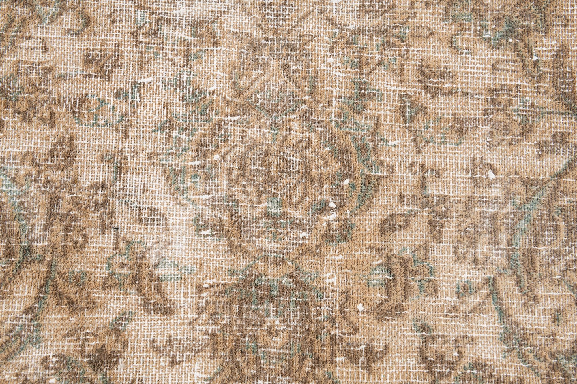 8' x 10' 7 Hand Knotted Ultra Vintage Persian Wool Rug