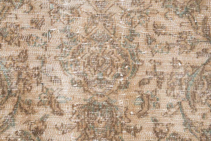 8' x 10' 7 Hand Knotted Ultra Vintage Persian Wool Rug