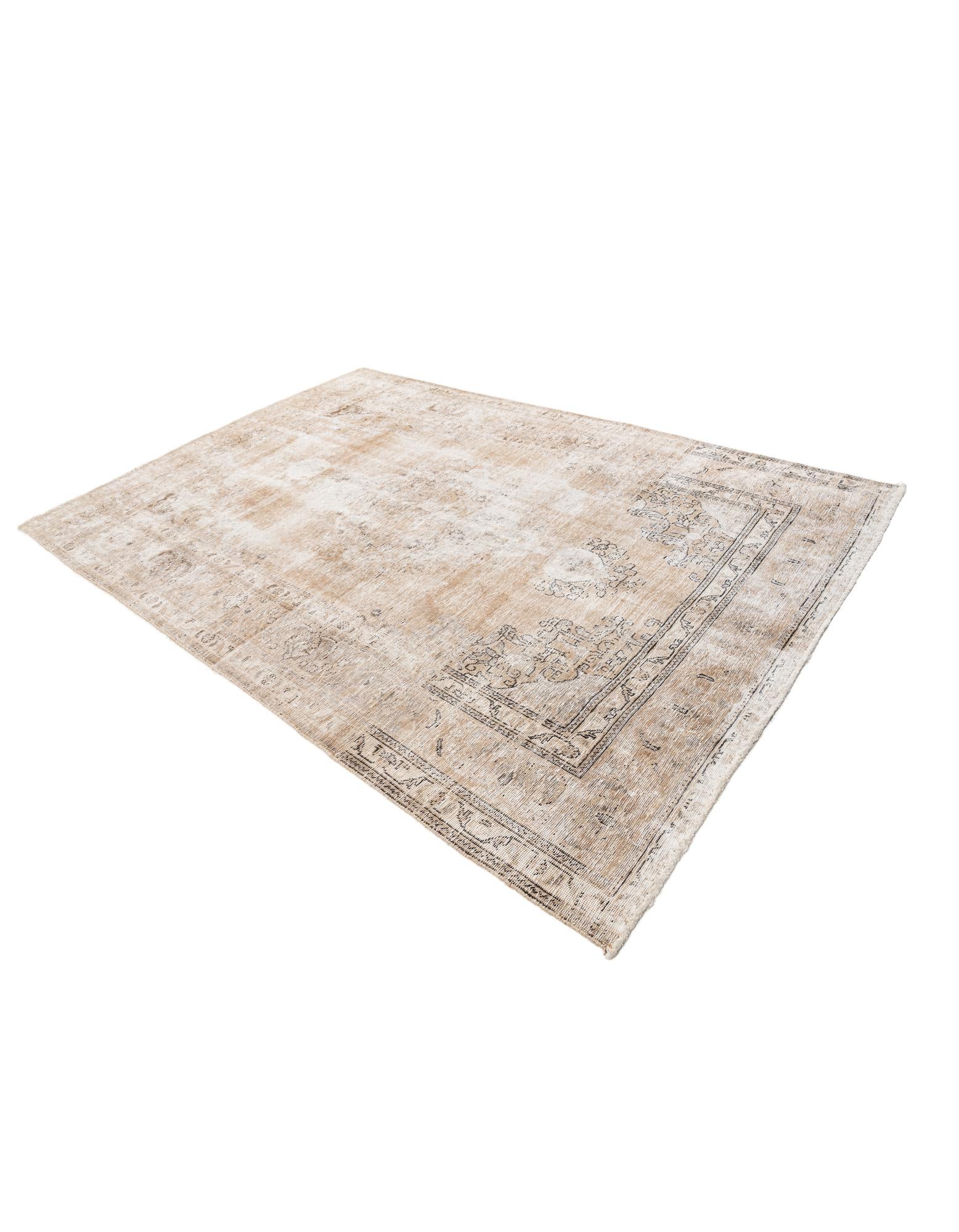 6' 5 x 9' 8 Hand Knotted Ultra Vintage Persian Wool Rug