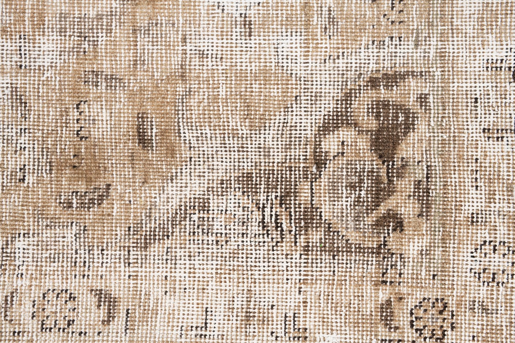 6' 5 x 9' 8 Hand Knotted Ultra Vintage Persian Wool Rug