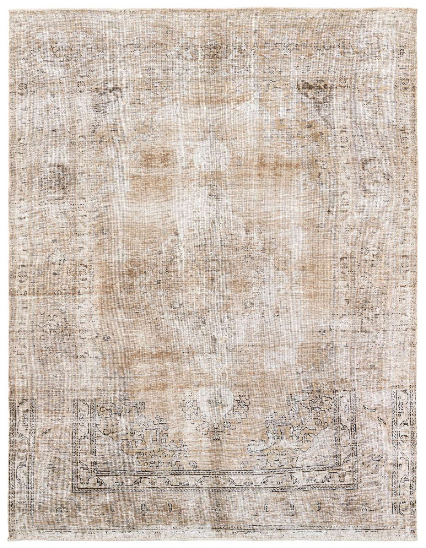 Primary image 6' 5 x 9' 8  Hand Knotted Ultra Vintage Persian Wool Rug