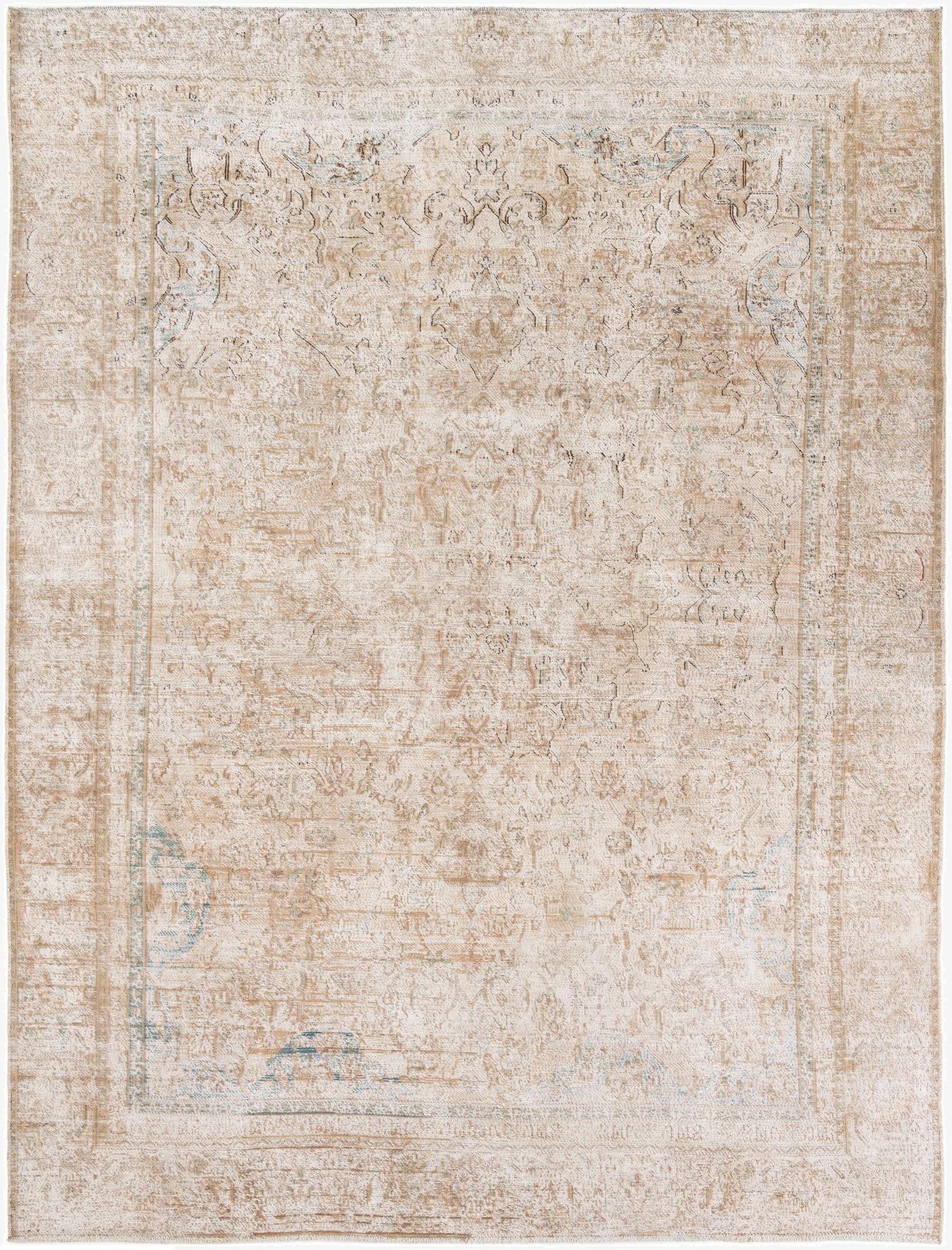 Primary image 8' 7 x 11' 4  Hand Knotted Ultra Vintage Persian Wool Rug