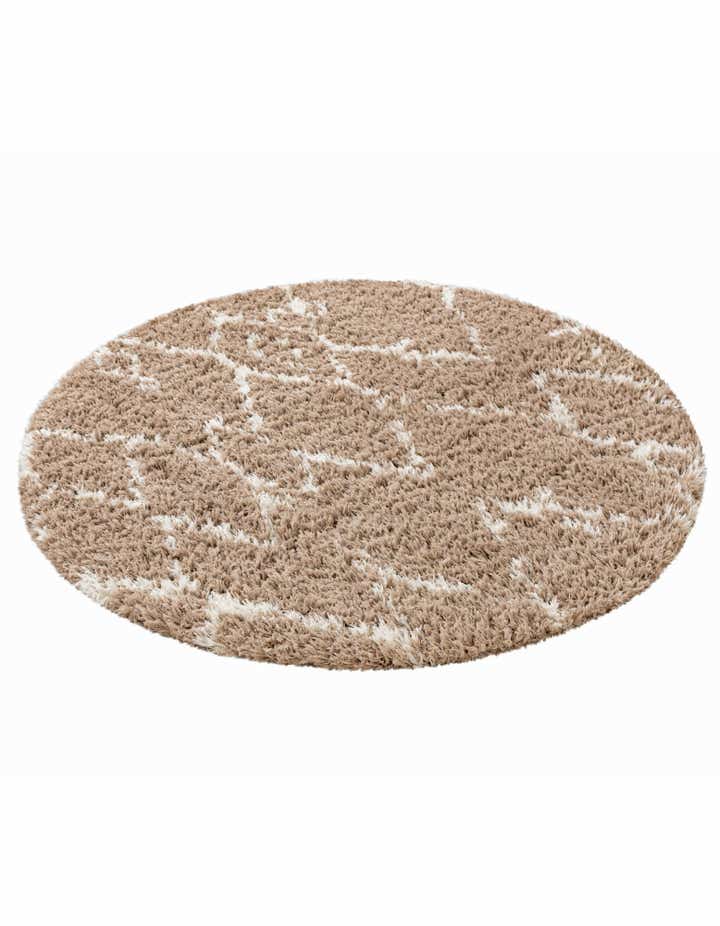 5' x 5' Infinity Shag Round Rug