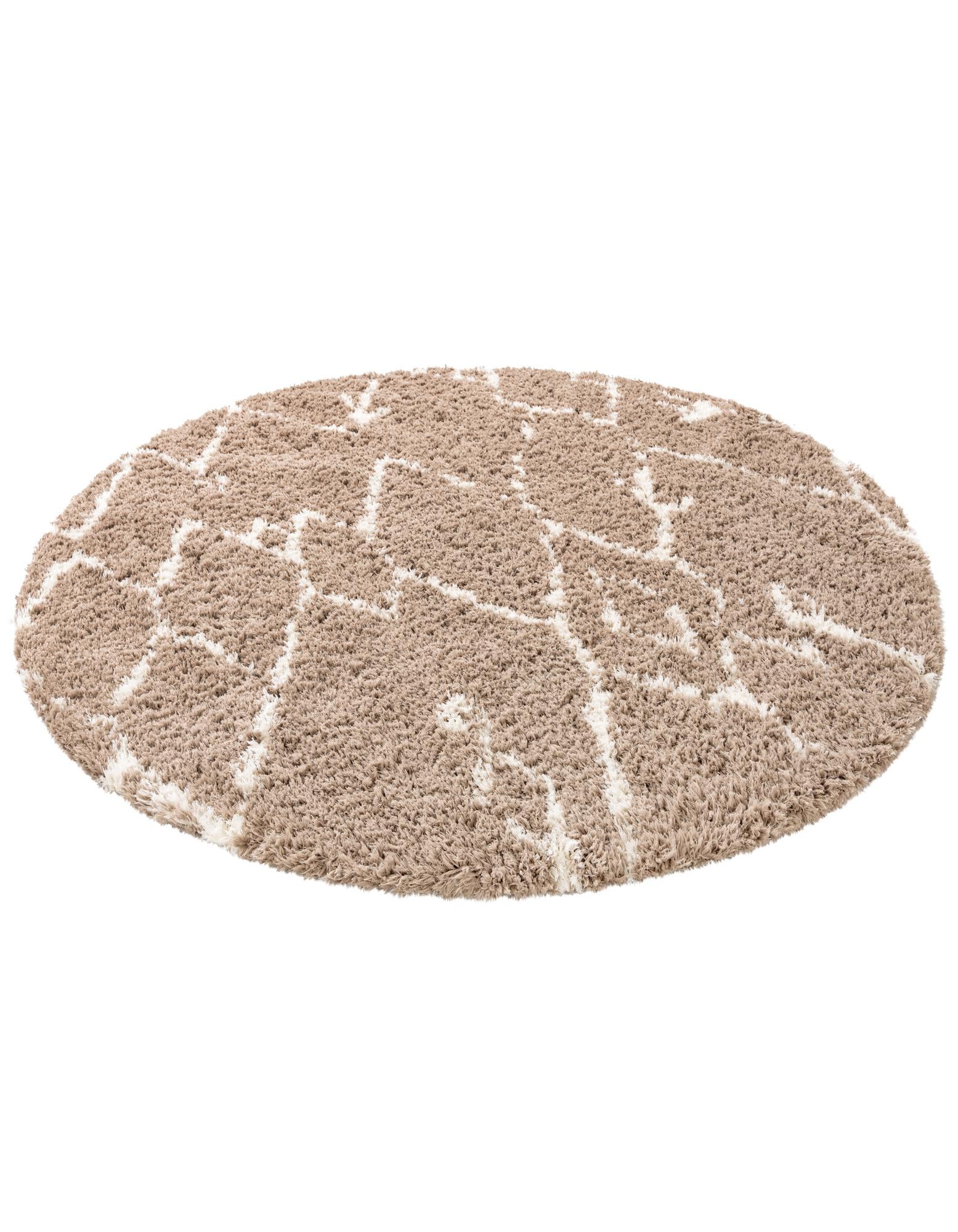 8' x 8' Infinity Shag Round Rug