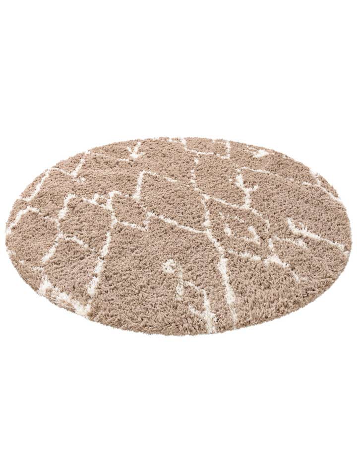 8' x 8' Infinity Shag Round Rug