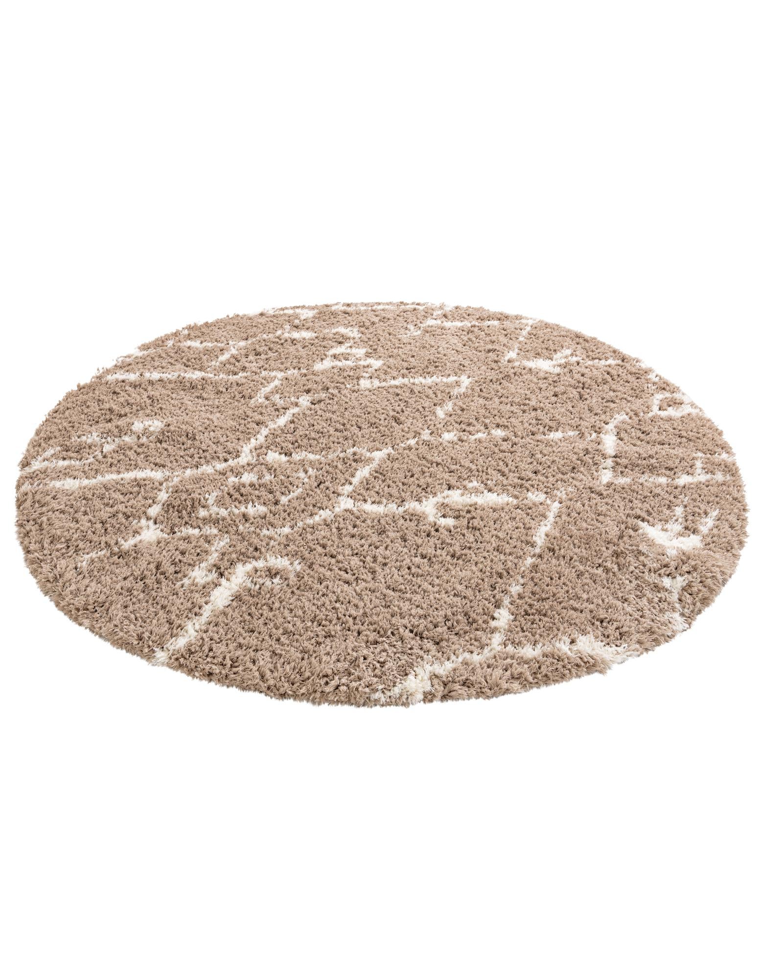 8' x 8' Infinity Shag Round Rug