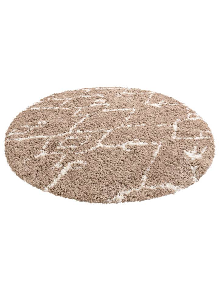 8' x 8' Infinity Shag Round Rug