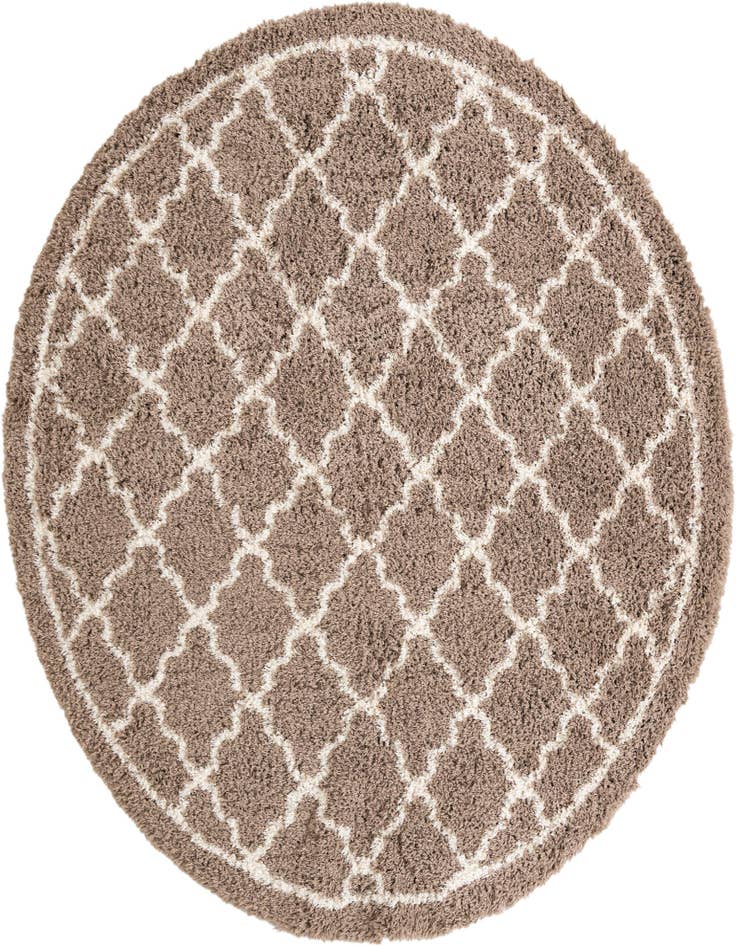 Detail image of 10' x 10' Infinity Shag Round Rug