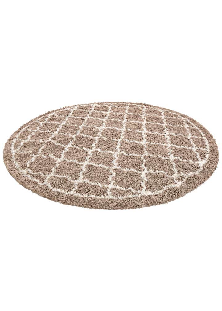 10' x 10' Infinity Shag Round Rug