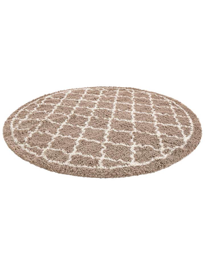 10' x 10' Infinity Shag Round Rug