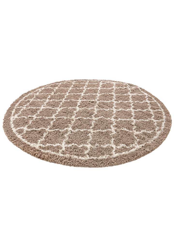 10' x 10' Infinity Shag Round Rug