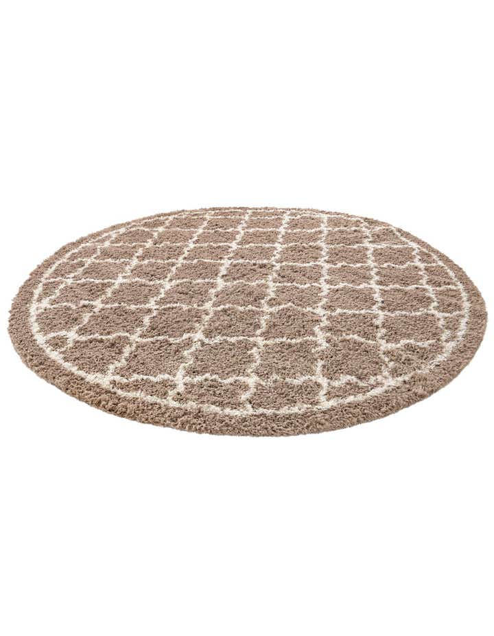 10' x 10' Infinity Shag Round Rug