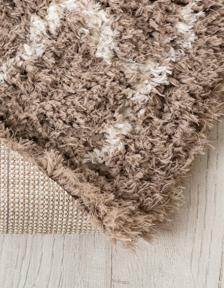 Detail image of 5' x 5' Infinity Shag Round Rug