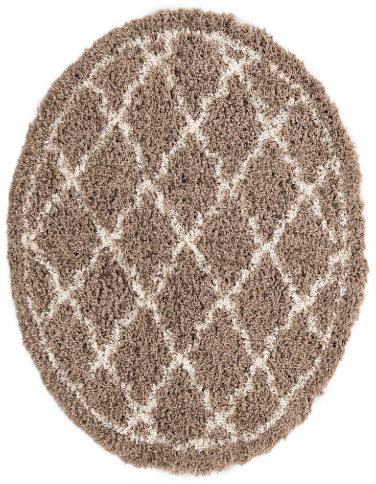 Detail image of 5' x 5' Infinity Shag Round Rug