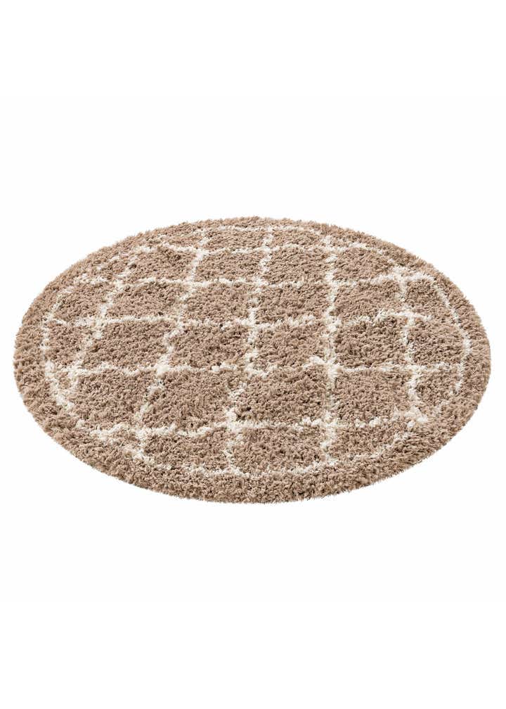 5' x 5' Infinity Shag Round Rug