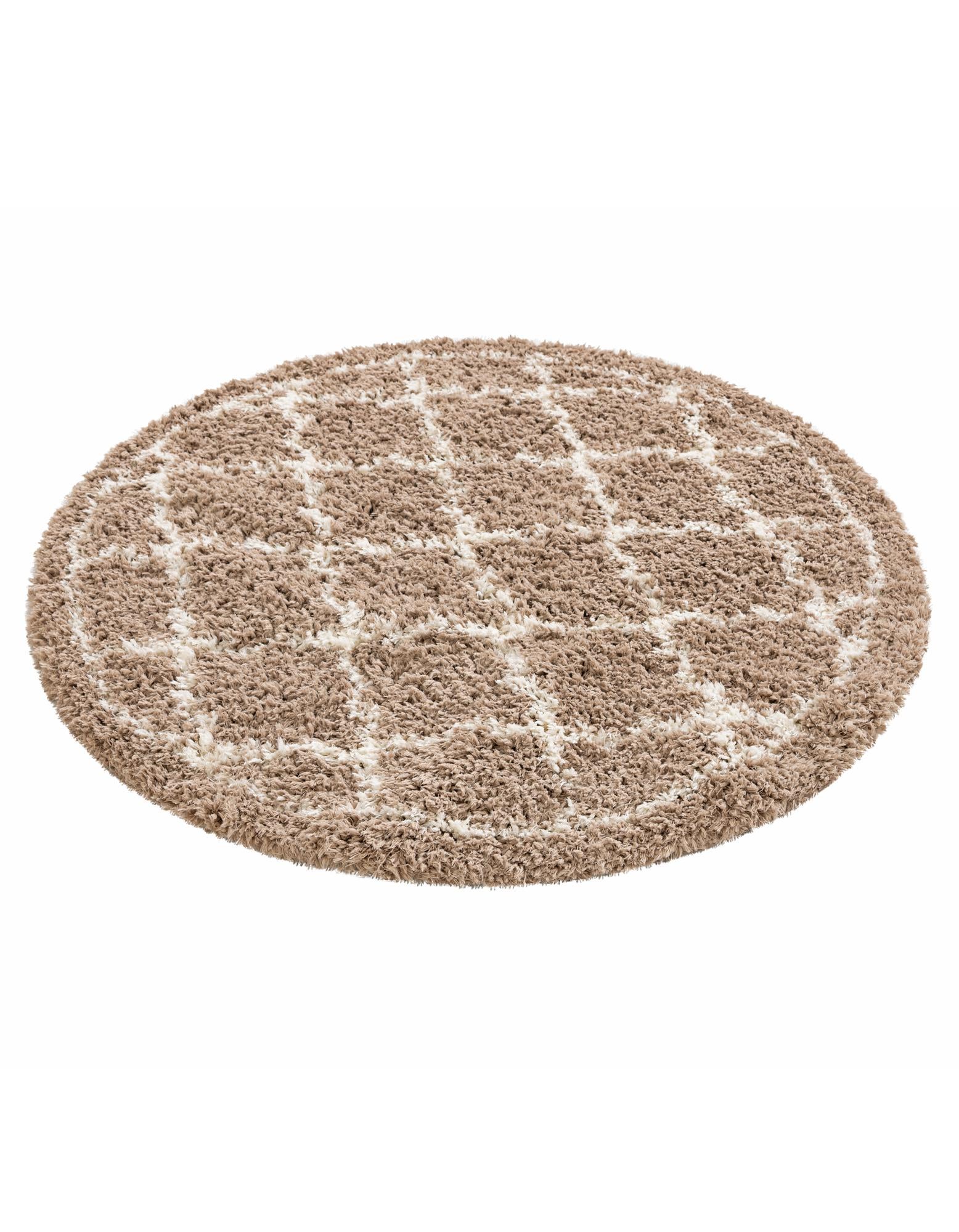 5' x 5' Infinity Shag Round Rug