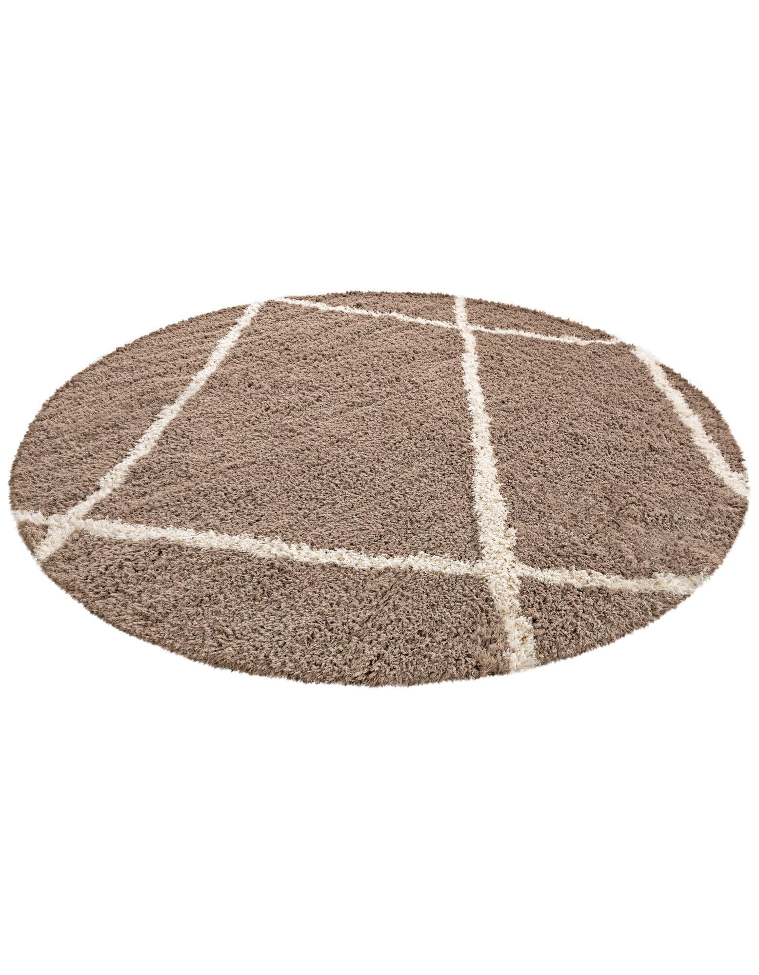 10' x 10' Infinity Shag Round Rug