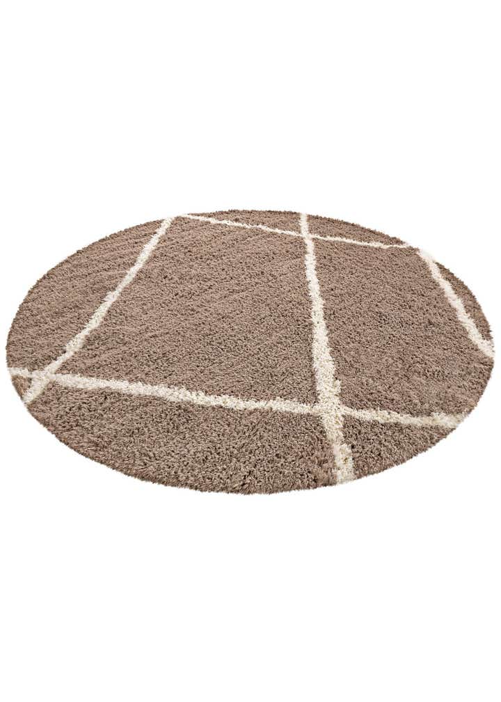 10' x 10' Infinity Shag Round Rug