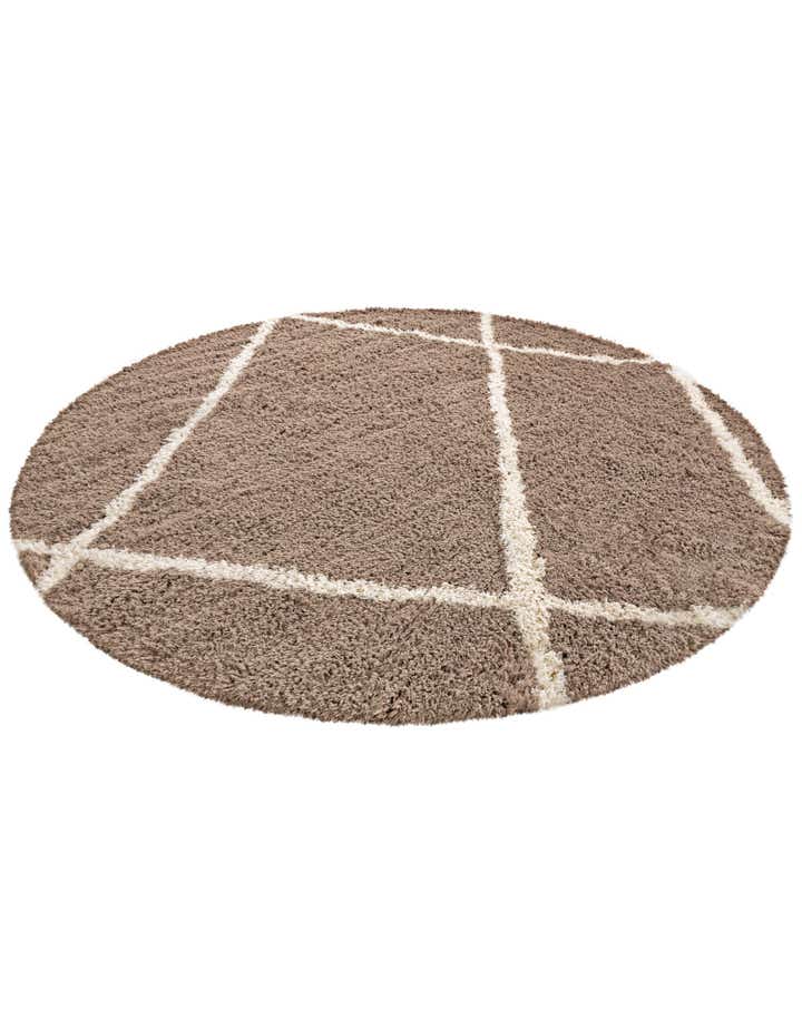 10' x 10' Infinity Shag Round Rug