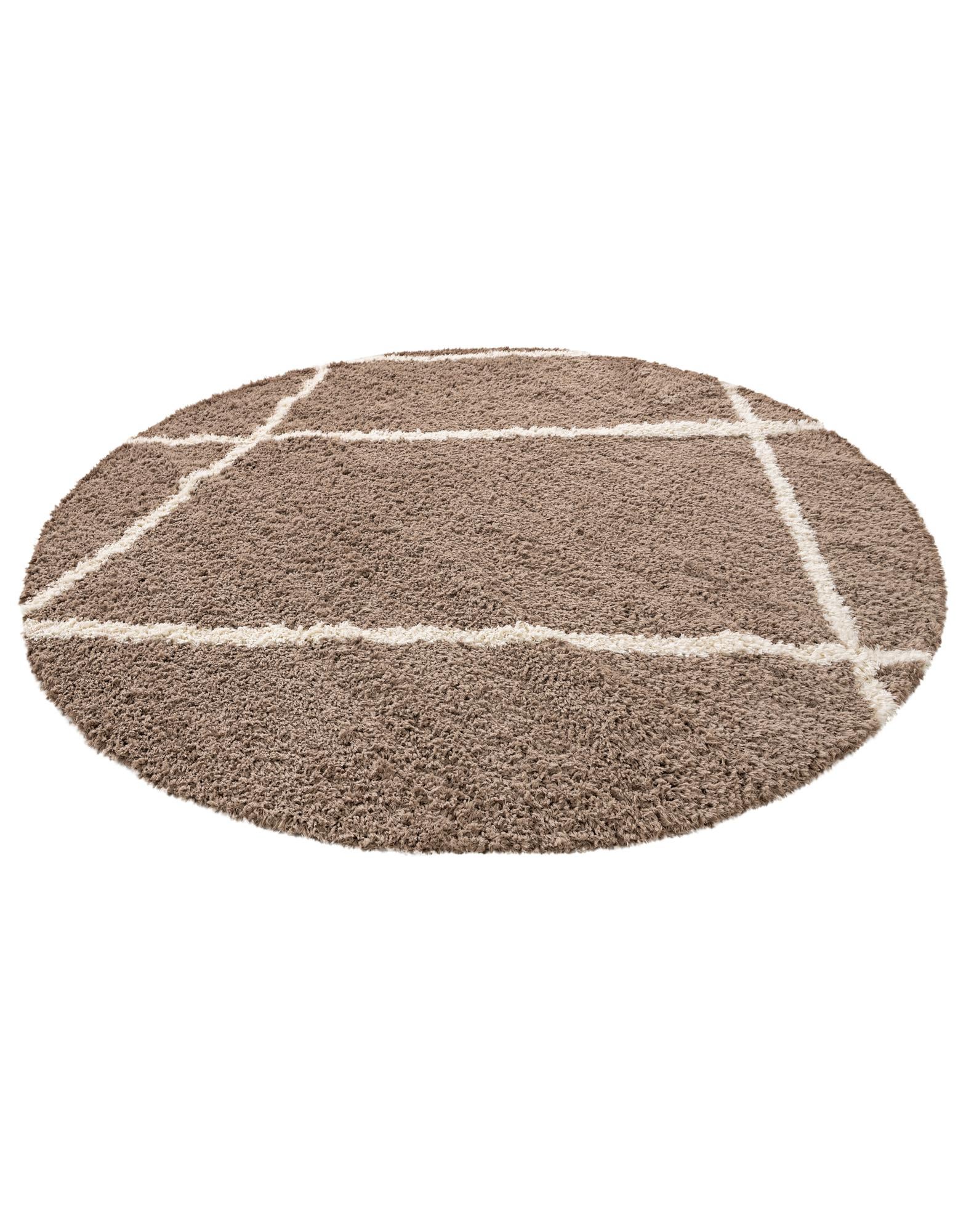 10' x 10' Infinity Shag Round Rug