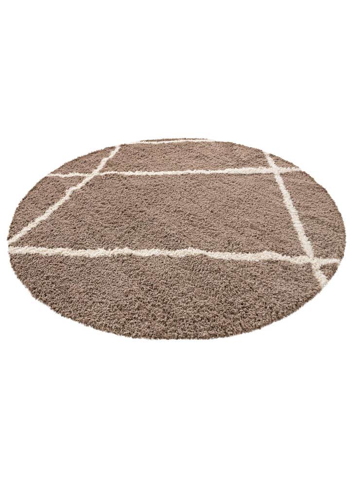 10' x 10' Infinity Shag Round Rug