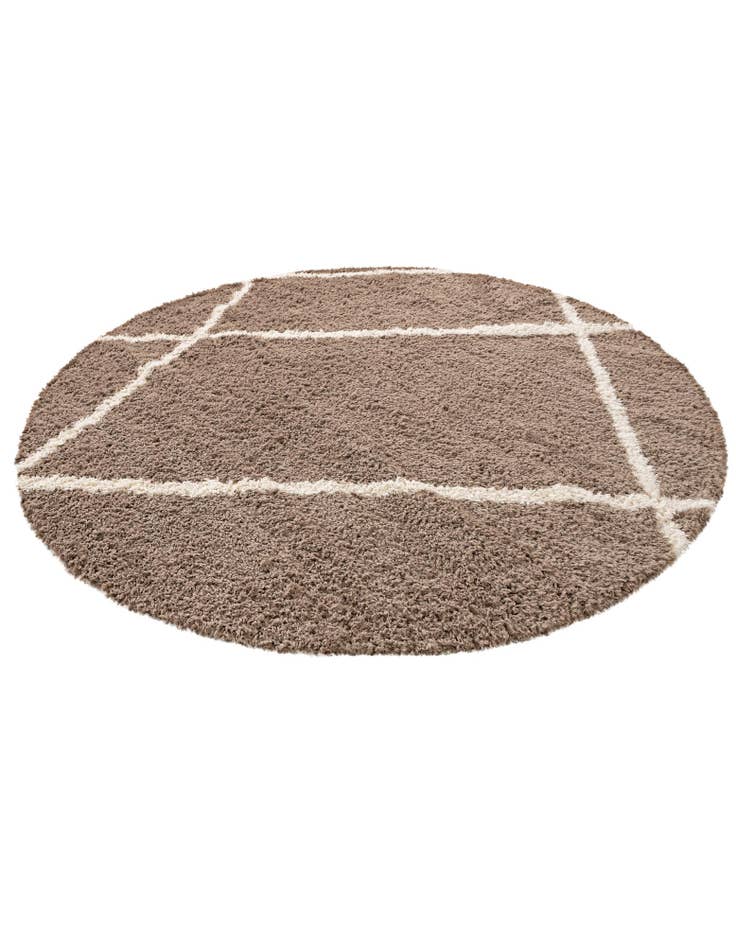 Detail image of 10' x 10' Infinity Shag Round Rug