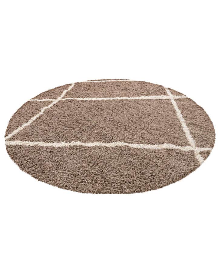 10' x 10' Infinity Shag Round Rug