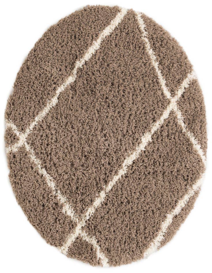 Detail image of 5' x 5' Infinity Shag Round Rug